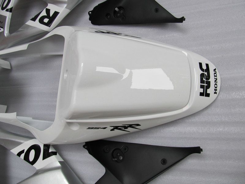 Wit Silver Repsol Backings Kit voor Honda CBR900RR 954 CBR CBR954RR CBR954 2002 2003 02 03 Motorfietskosten
