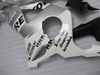 Vit Silver Repsol Fairings Kit för Honda CBR900RR 954 CBR CBR954RR CBR954 2002 2003 02 03 Motorcykel Fairing