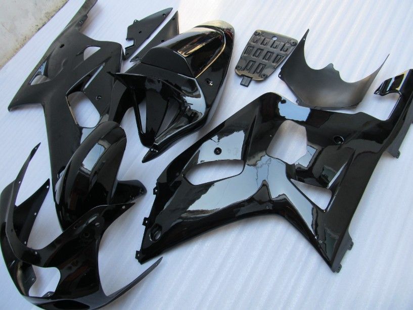 Black ABS Fairings kit for suzuki GSXR 600 750 K1 2001 2002 2003 GSXR600 GSXR750 01 02 03