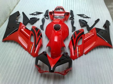 Rood / Zwart Carrosserie voor Honda Fairing Kits CBR1000RR CBR 1000RR 2004 2005 Hoge kwaliteit spuitgietblokkerset