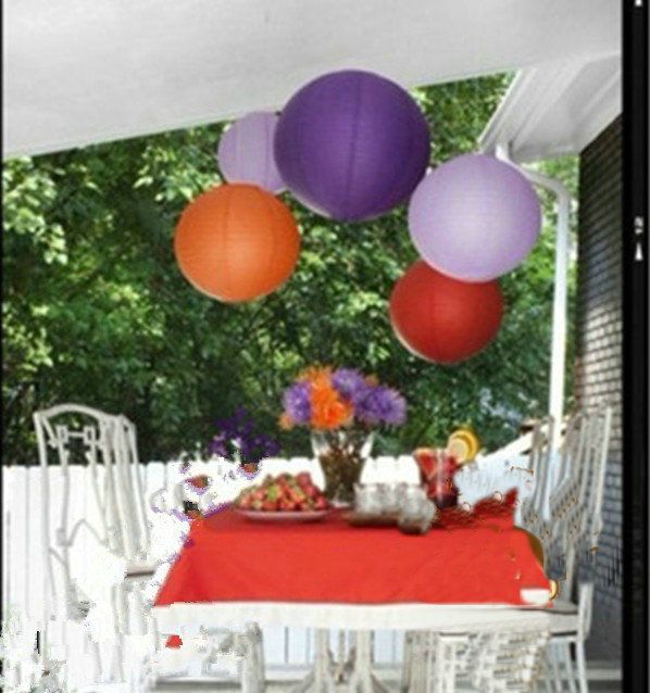 10cm Paper Lanterns Lamp, Festival Decoration, Round Paper Lanterns