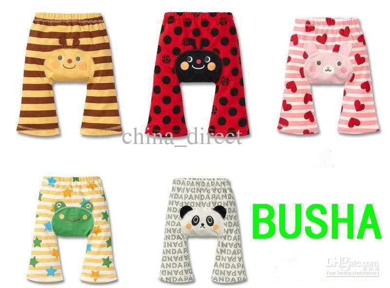 Hot japanese Bomull Baby Toddler Boy Girl Korta Leggings Pant Tights PP Byxor 30Pair / Lot # 3497