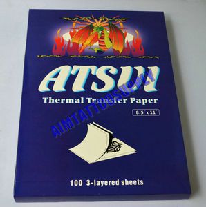Profesional atsui tatuaje de transferencia de papel de alta calidad 100pcs de la venta caliente en venta