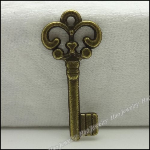 Pingentes chave moda antiga liga de bronze zinco 400pcs Colar de Metal DIY jóias artesanais / lot