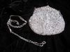Gratis frakt 2020 Crystal Sequin Beaded med lång och kort sträng Bröllopskoppling Bridal handväska brudtärna handväska