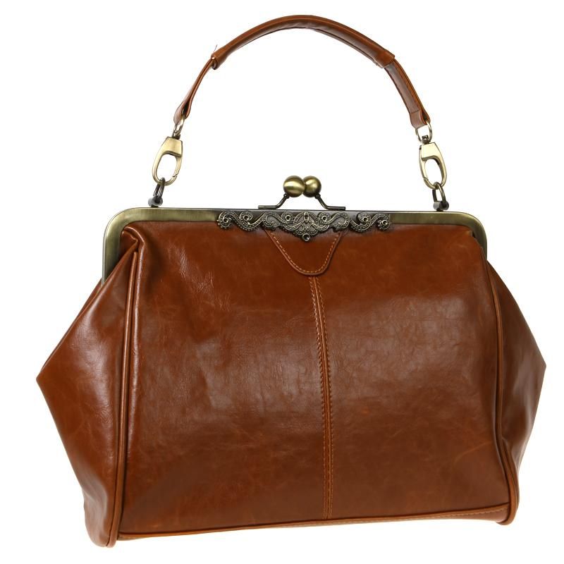 New Fashion Bags Retro Vintage Lady PU Leather Shoulder Messenger