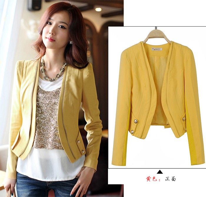 short blazer jacket