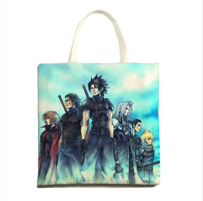 Anime Shoulder Bag Canvas Bag Strap Final Fantasy Men Sling Bags ...