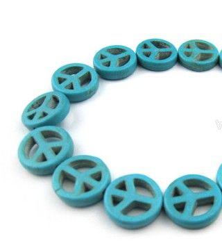 300pcs 15 mm DIY LOBE PLIGES ACCESSOIRES TURQUISE PEACE LOBE COOLLES COLORS DE CHOISSE À ENTRE9884254