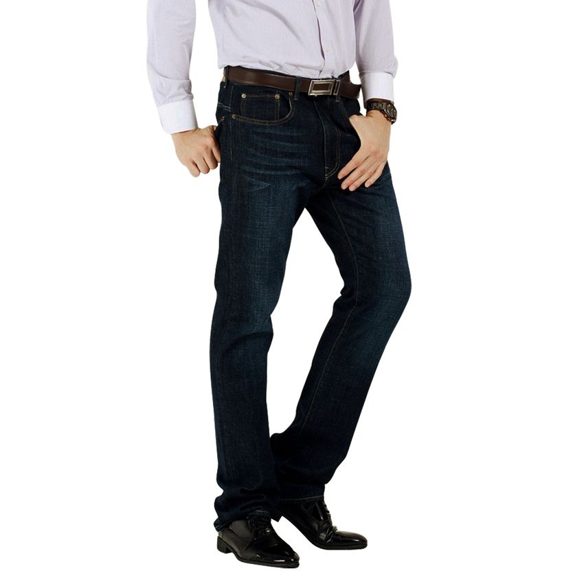 high rise straight leg jeans for men