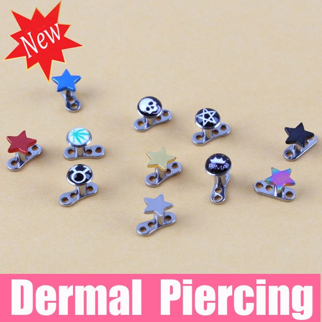 Micro Dermal Anchor Piercing 316L Stainless Steel Dermal Anchors Body
