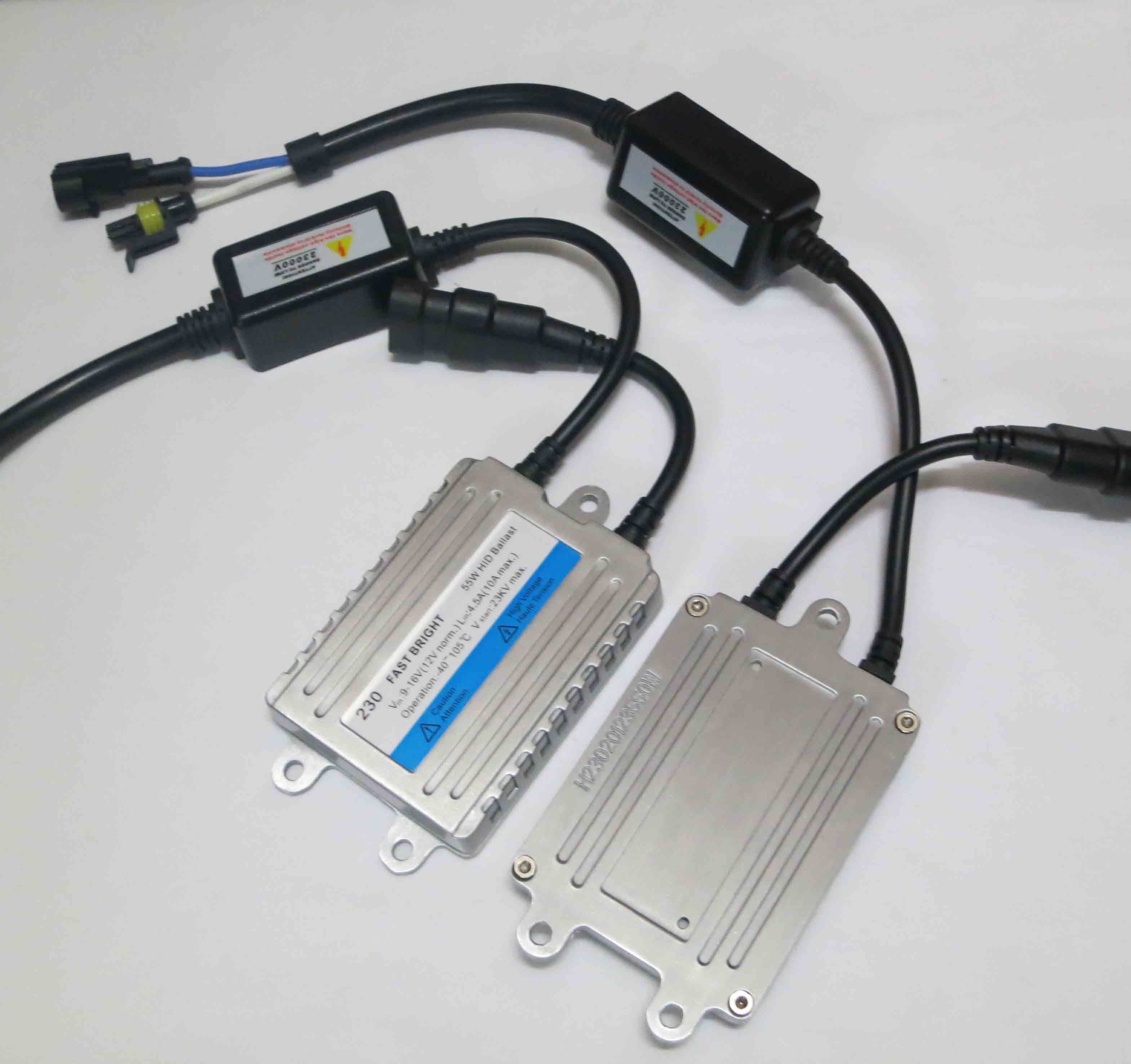 55W Fast Bright Ultra Slim Ballasts HID Xenon Conversion Kits Quick