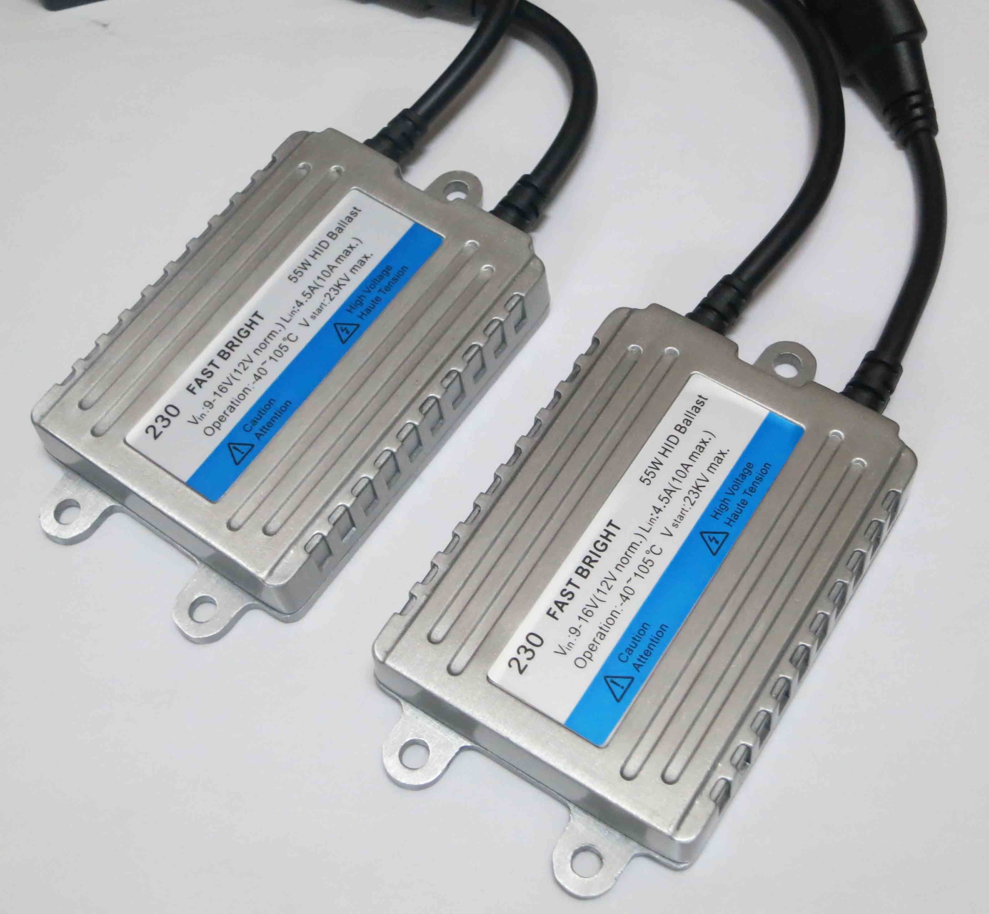 55W Fast Bright Slim Ballasts HID Xenon Replacement 2012 0.1 Second