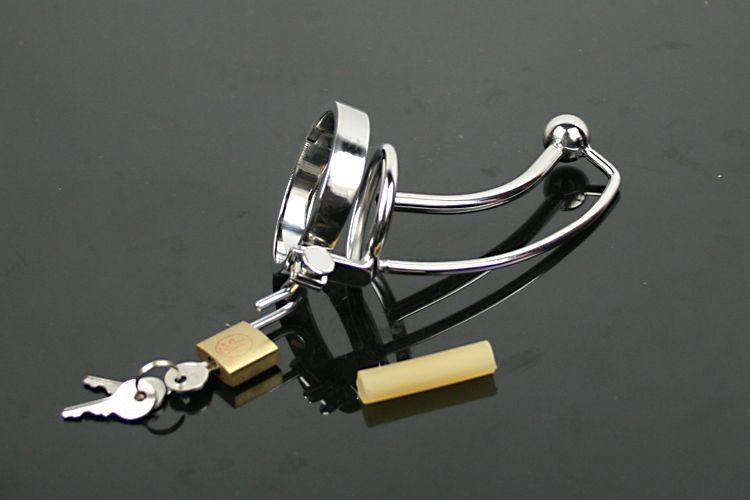 Whole Chastity Belt Stainless Steel Chastity Cage Adult sex toys Bondage Ring8533531