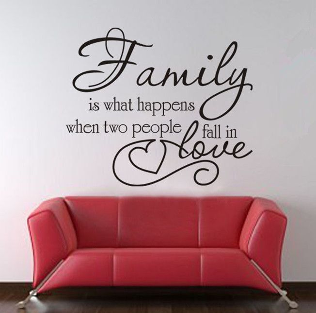 Wall Decor Stickers family love wall quote decal decor sticker lettering saying vinyl Wall Decor Stickers family love wall quote decal decor sticker lettering saying vinyl
