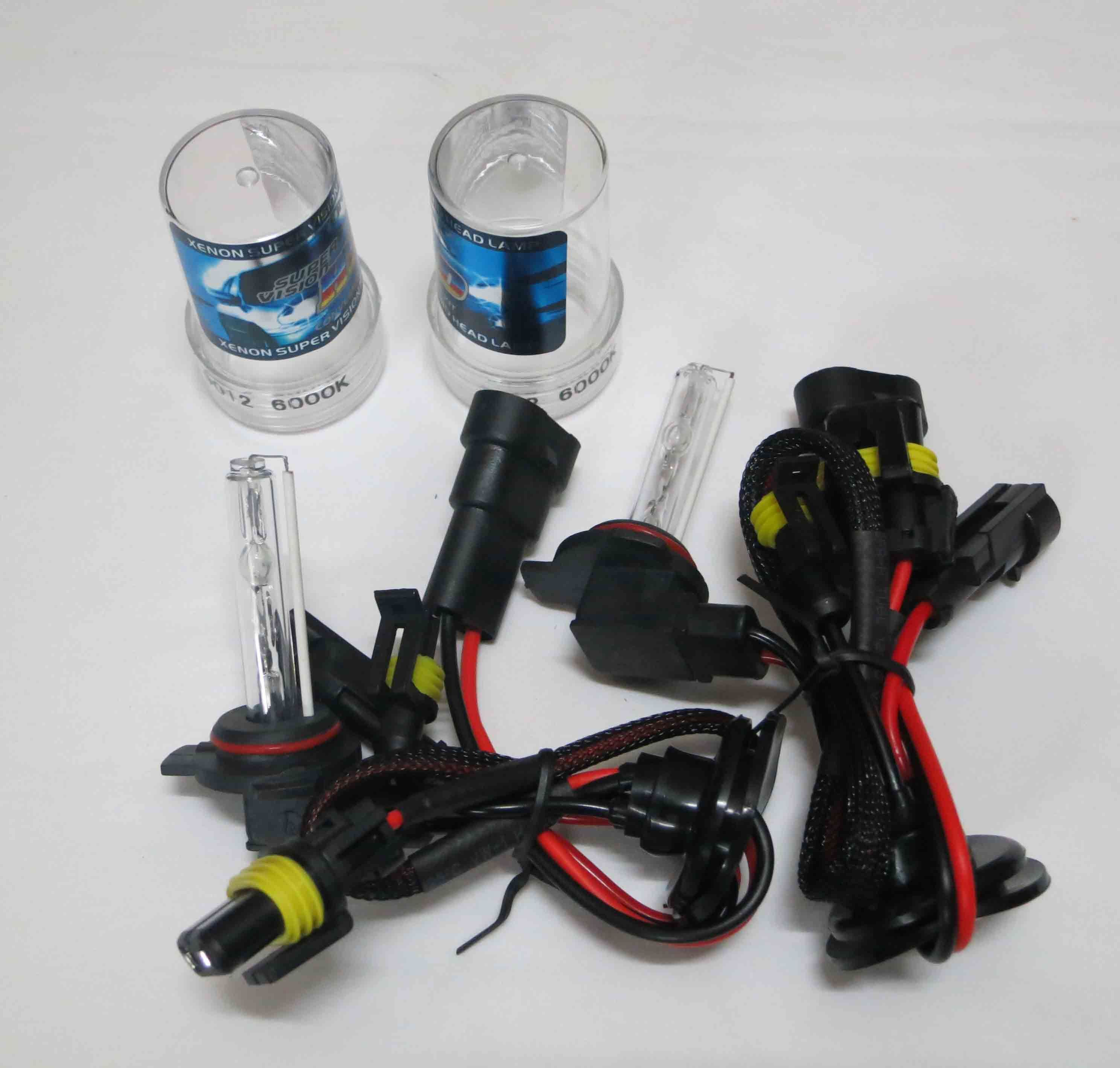 1 Kit 35W H4 4 Slim Ballasts Dual XenonLow & High Beam HID Kits H13 4 9004/9007 4 6K 8K Metal