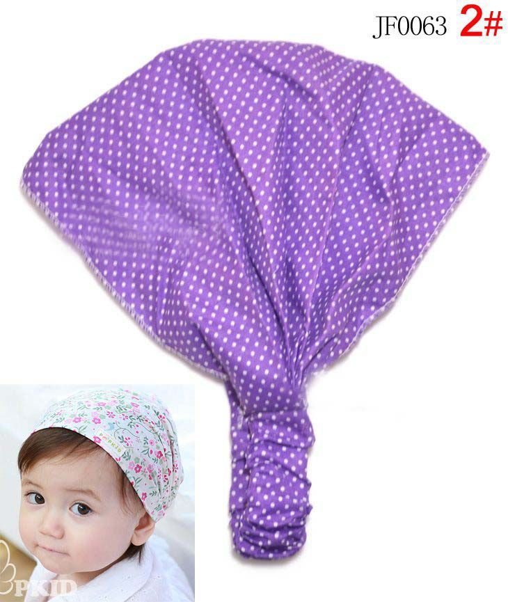 Wholesale Fashion Children Accessories Baby Girls Skull Cap Cotton