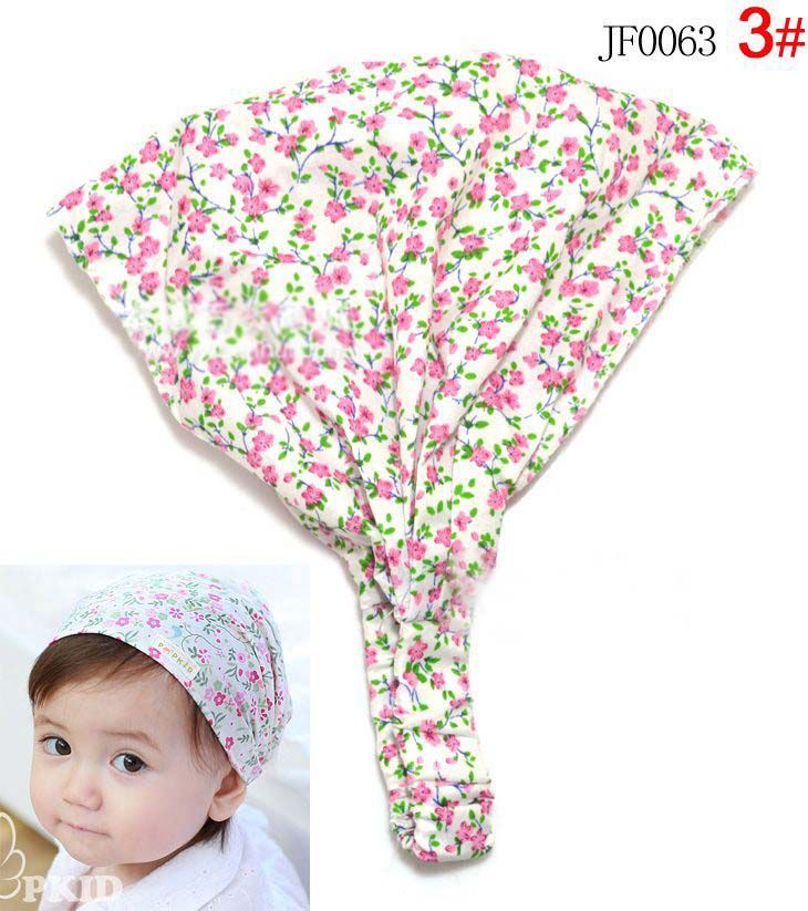 Wholesale Fashion Children Accessories Baby Girls Skull Cap Cotton