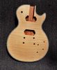 2012 Unfinished Electric Guitar Kit With Flamed Maple Top DIY guitar For Custom Shop Style