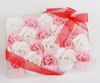 10 BOX savon fleur pétales de rose en papier de fleur de savon rose blanc 200pcs (20pcs = 1box)