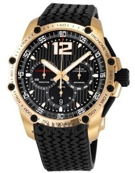 

Роскошный новый Miglia 18k розовое золото мужские автоматические механические часы мужские наручные часы черный циферблат и резиновая лента