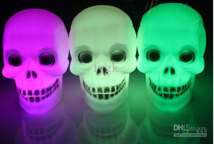 2017 halloween skull led decorations night light electronic colorful change colors small night light from toy2011 3468 dhgatecom - Solar Halloween Decorations 2017 halloween skull led decorations night light electronic colorful change colors small night light from toy2011 3468 dhgatecom - Solar Halloween Decorations