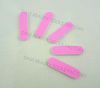 100 unids / lote Mini lima de uñas para el arte del clavo 6 cm bothside papel de lija de color rosa placa emergery ENVÍO GRATIS
