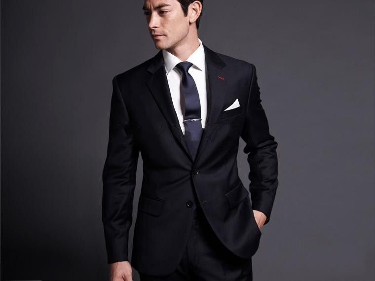 black suit design man