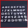 20 Set / Lot 200pcs / Set 3D Letters Digitale / Nummer Chrome Auto Emblemen Badge Decals Stickers voor Auto