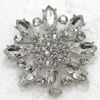 crystal rhinestone bridesmaid pin brosch