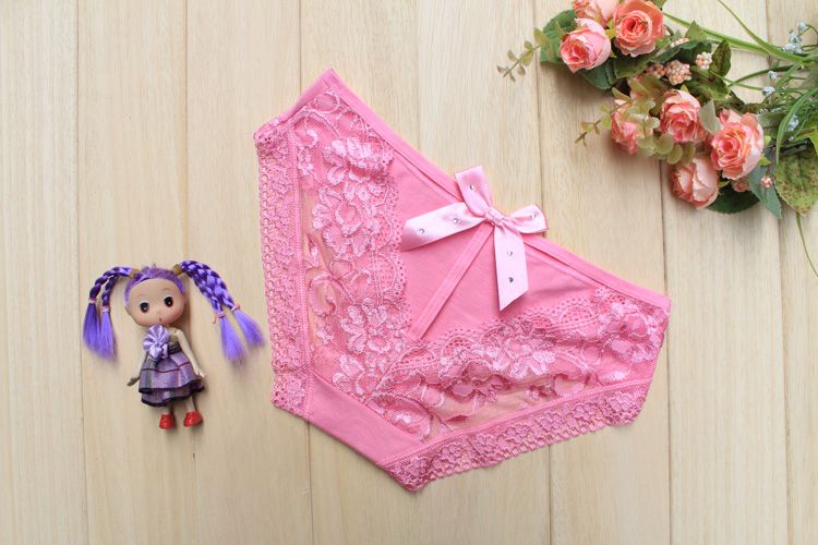 Pierced Butterfly Lace Sexy Underwear Princess Sexy Ladies Panties