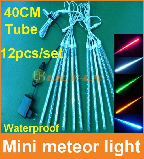 40cm Led Meteor Shower Light With Driver Waterproof Christmas