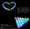 LED romantic candles seven colors slow flash