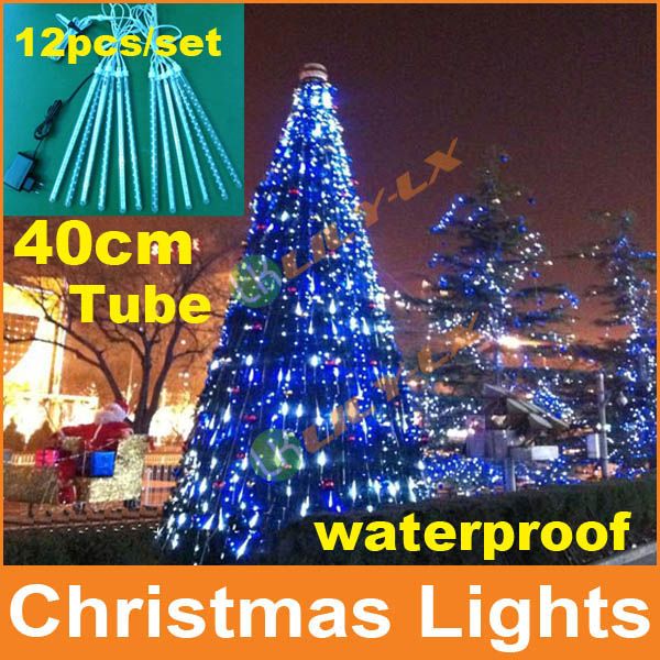 Christmas Decoration Led Meteor Lights 40cm Led Meteor Shower Light