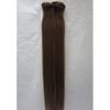 Greatremy cor # 4 rápido enviando 100% brasileira Clip-In extensão do cabelo 20 "24" 10pcs / Hair Extension Set 120g Humano Cabelo Liso