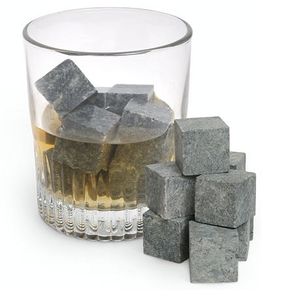 Free shiping whisky stone 8pcs set+velvet bag, wine whiskey rock stones