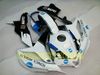 Carenados de carreras MAPEI blancos/azules de inyección para HONDA 2007 2008 CBR600RR 07 08 CBR600 RR F5 kits de carrocería