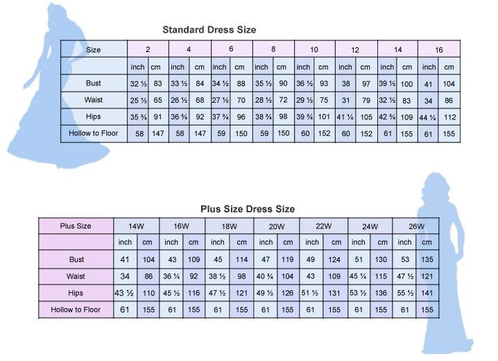 Davids Bridal Bridesmaid Size Chart