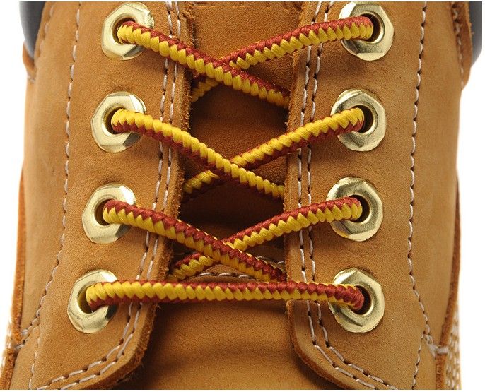 hiking boots yellow laces