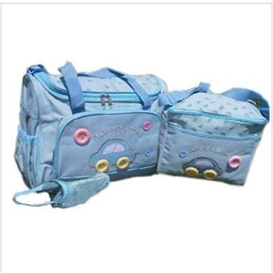 Waterproof Diaper Storage Bag car design Stroller Bag/Mammy Bag/Nappy Bag Include Bottle Bags Messenger bag