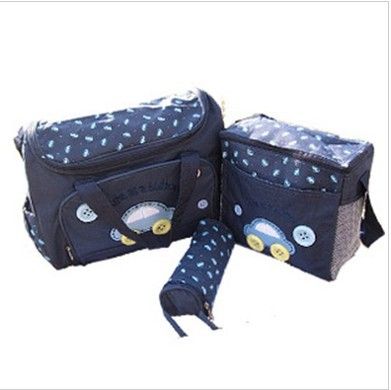 Waterproof Diaper Storage Bag car design Stroller Bag/Mammy Bag/Nappy Bag Include Bottle Bags Messenger bag