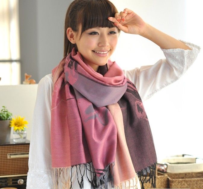 

Pashming feeling Shawl Wraps scarves 200*70 9pcs/lot #2403