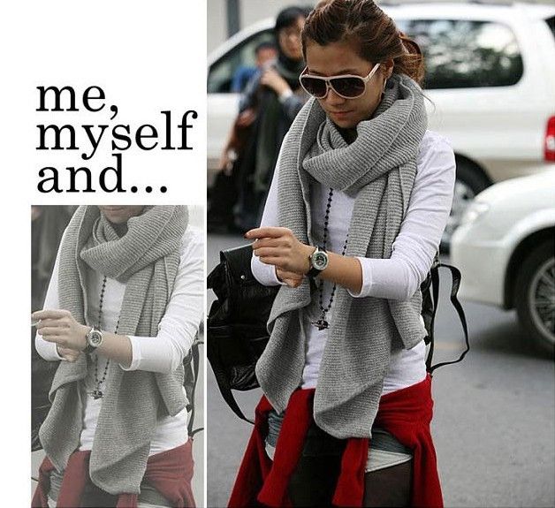 New arrival Knited scarf Shawl Wraps scarves 220*52cm 10pcs/lot #2404