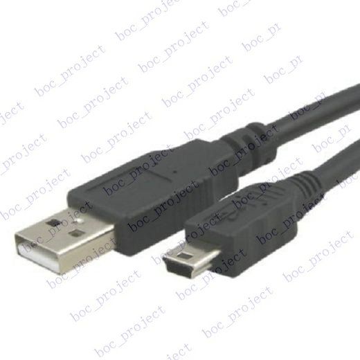 Ny USB 2.0 A till Mini 5-pin B Man Data Kabeladapter 100st / 