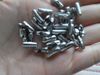 1000PCS 4 * 7mm Buffing Rostfritt stål Bead Chain Connection Clasphoks, Passa Smycken Tillbehör