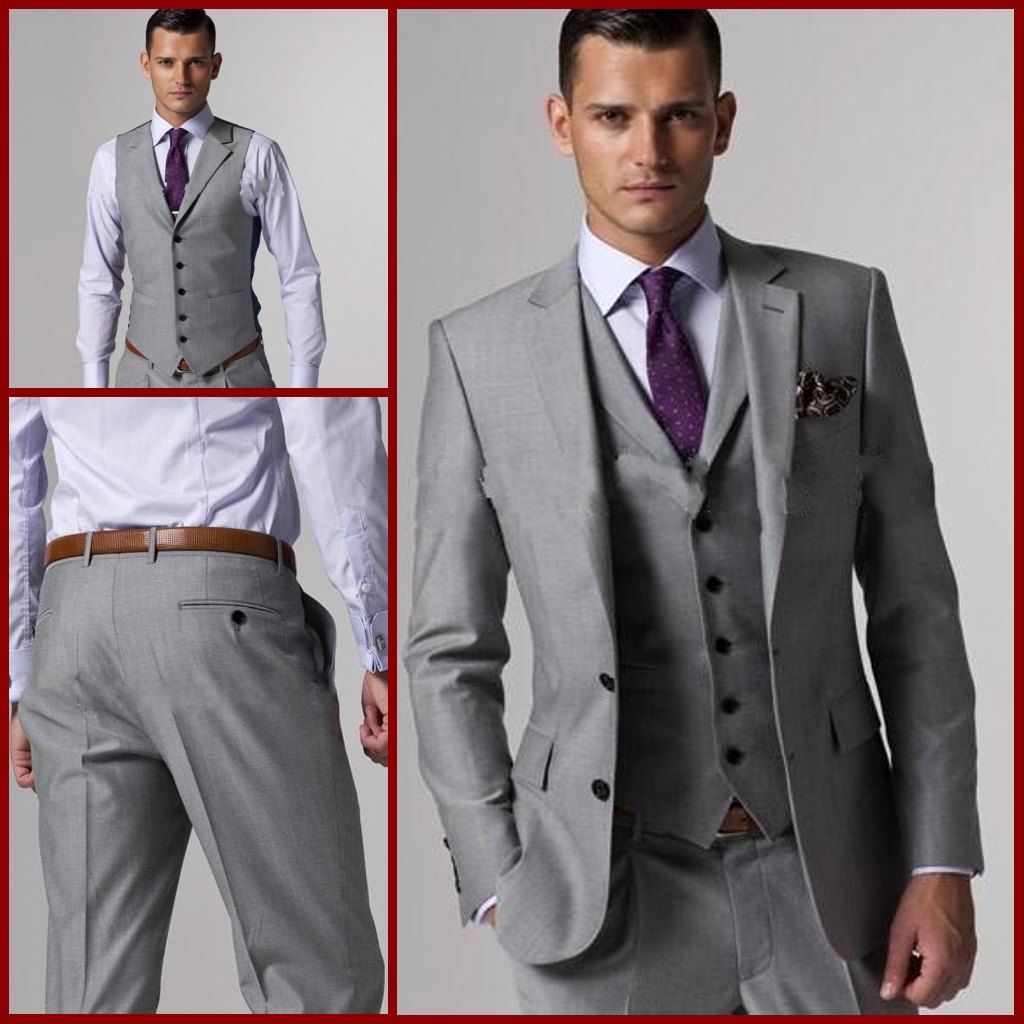 Groom Tuxedos Best Man Suit Wedding Groomsman Men Suits Bridegroom