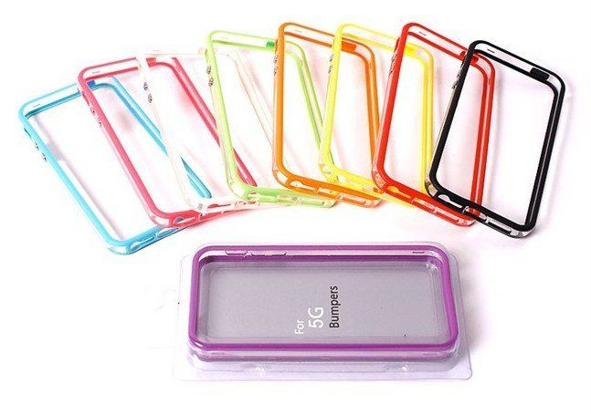 

Frame Bumper Cover case for iphone5 iphone 5 5G 5S protector hot selling, Silver