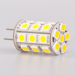 Free Shipment! Led G4 Lamp 27led Dimmable Bulb 12VAC&12VDC&24VDC Super Bright SMD 5060 Cabinet Home 20pcs/lot