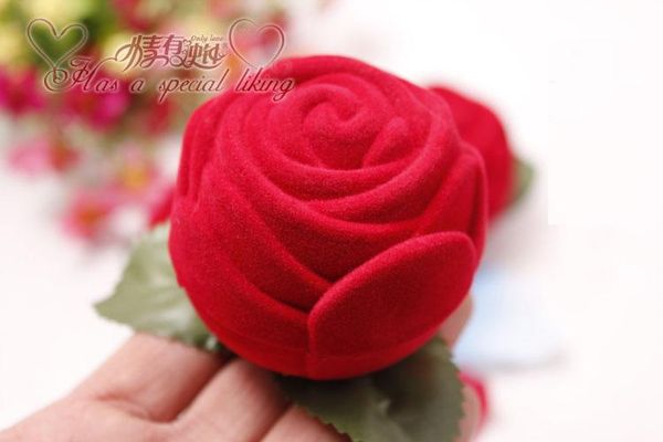 

Red ro e favor box wedding favour bomboniere boxe bridal hower party favor 100pc 025