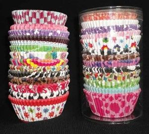 Bröllopsfestbakning Cups Cupcake Liners Muffin Cases Paper XB